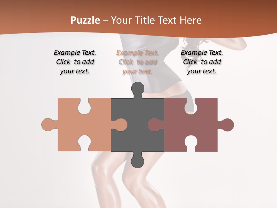 Dancer Elegance Fine Art Portrait PowerPoint Template