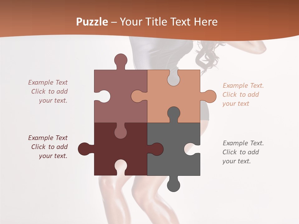 Dancer Elegance Fine Art Portrait PowerPoint Template