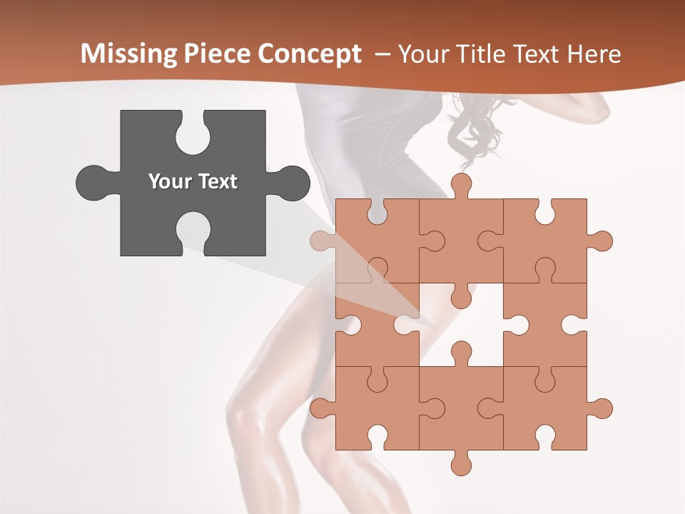 Dancer Elegance Fine Art Portrait PowerPoint Template