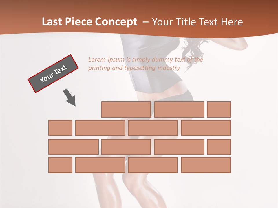 Dancer Elegance Fine Art Portrait PowerPoint Template