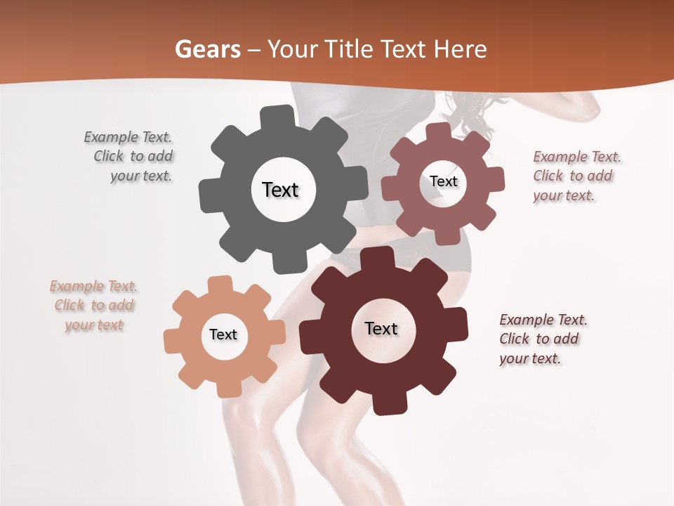 Dancer Elegance Fine Art Portrait PowerPoint Template