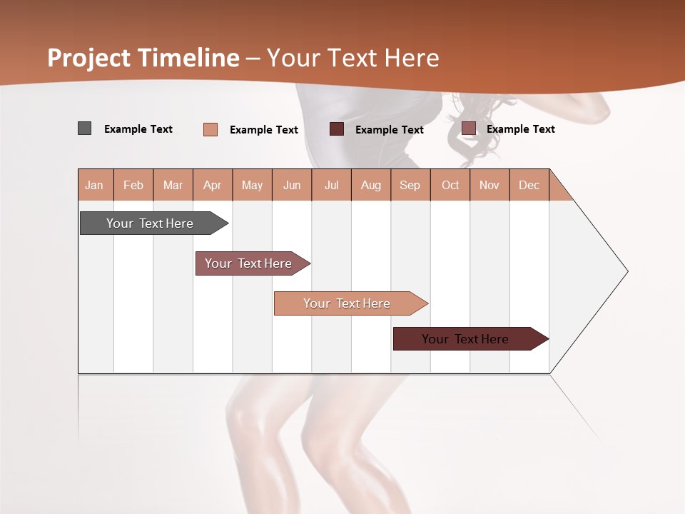 Dancer Elegance Fine Art Portrait PowerPoint Template