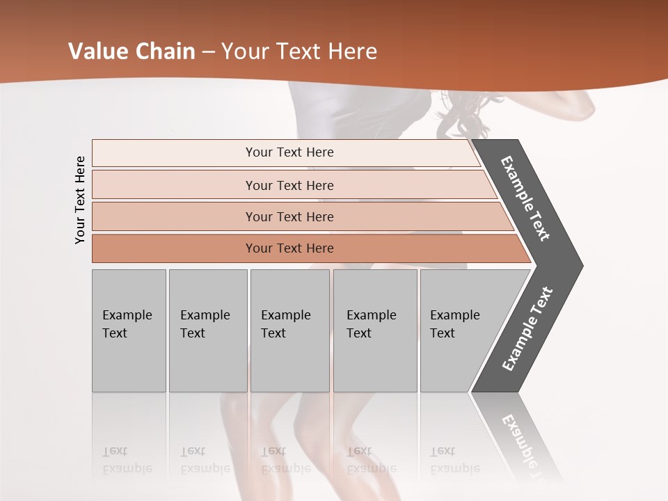 Dancer Elegance Fine Art Portrait PowerPoint Template