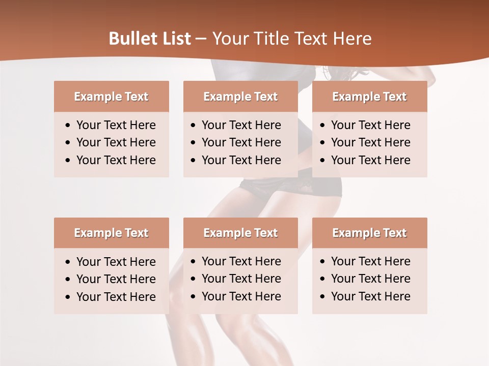 Dancer Elegance Fine Art Portrait PowerPoint Template