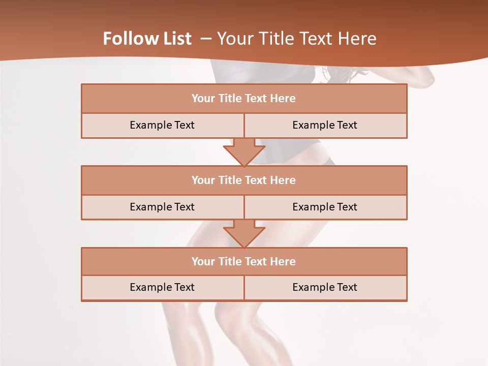 Dancer Elegance Fine Art Portrait PowerPoint Template