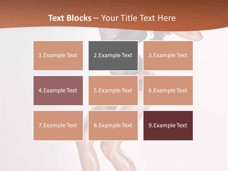 Dancer Elegance Fine Art Portrait PowerPoint Template