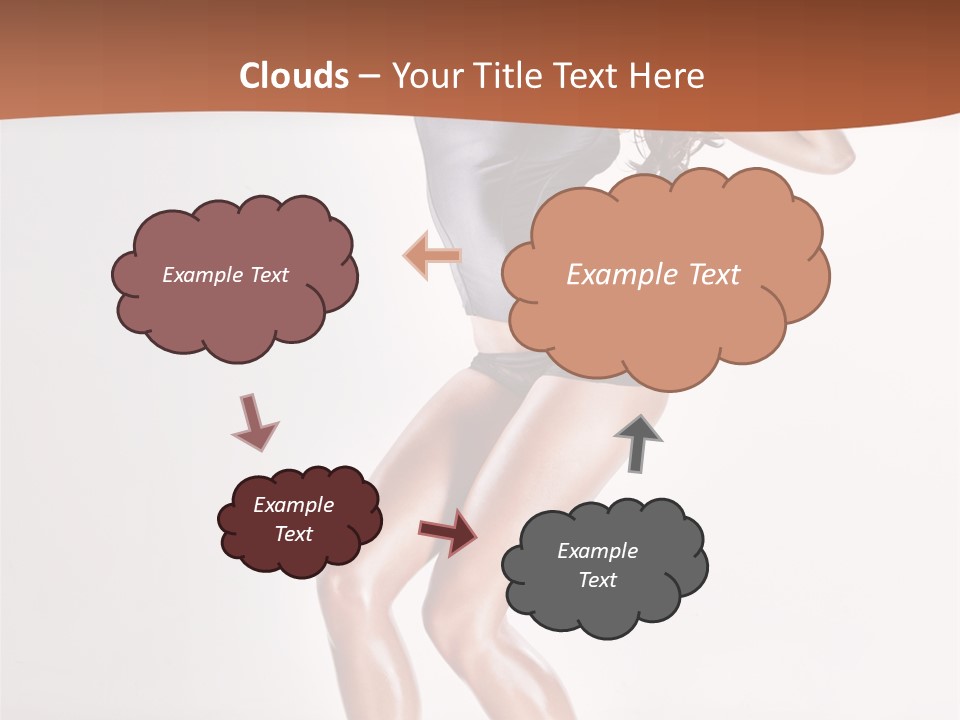 Dancer Elegance Fine Art Portrait PowerPoint Template