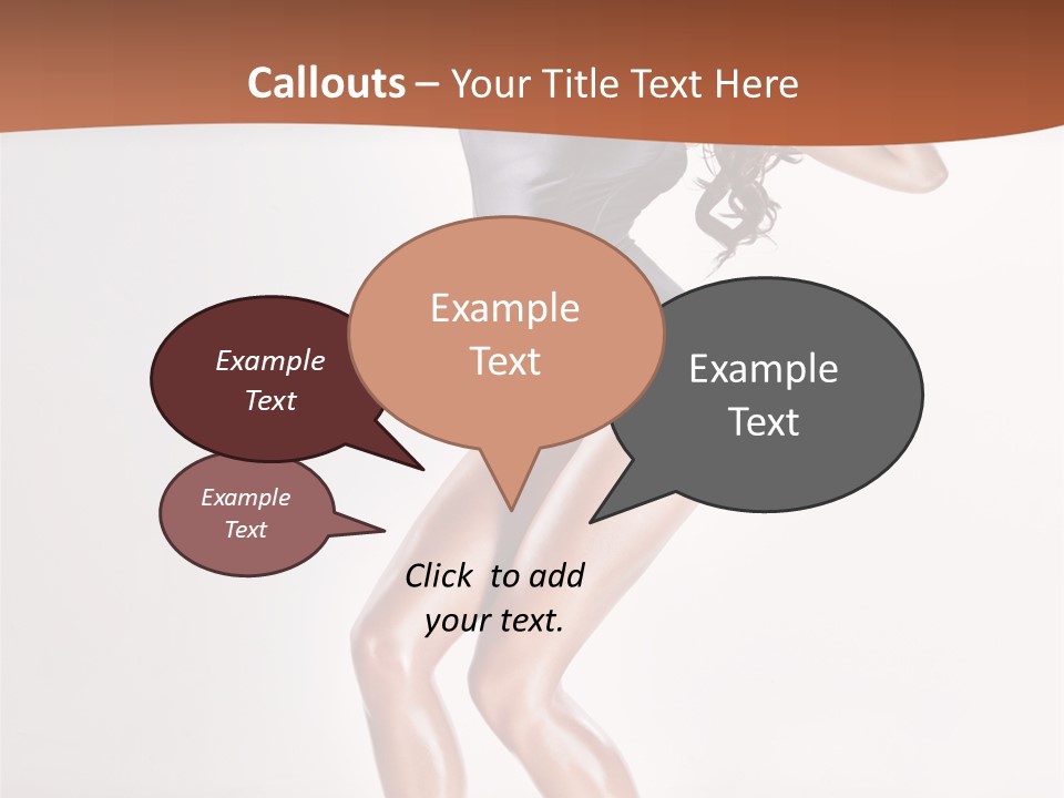 Dancer Elegance Fine Art Portrait PowerPoint Template