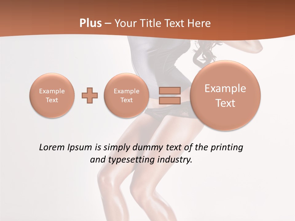 Dancer Elegance Fine Art Portrait PowerPoint Template