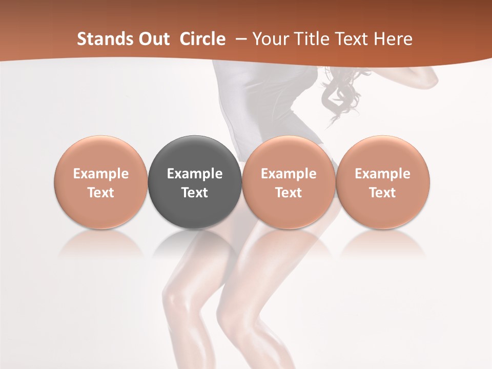 Dancer Elegance Fine Art Portrait PowerPoint Template