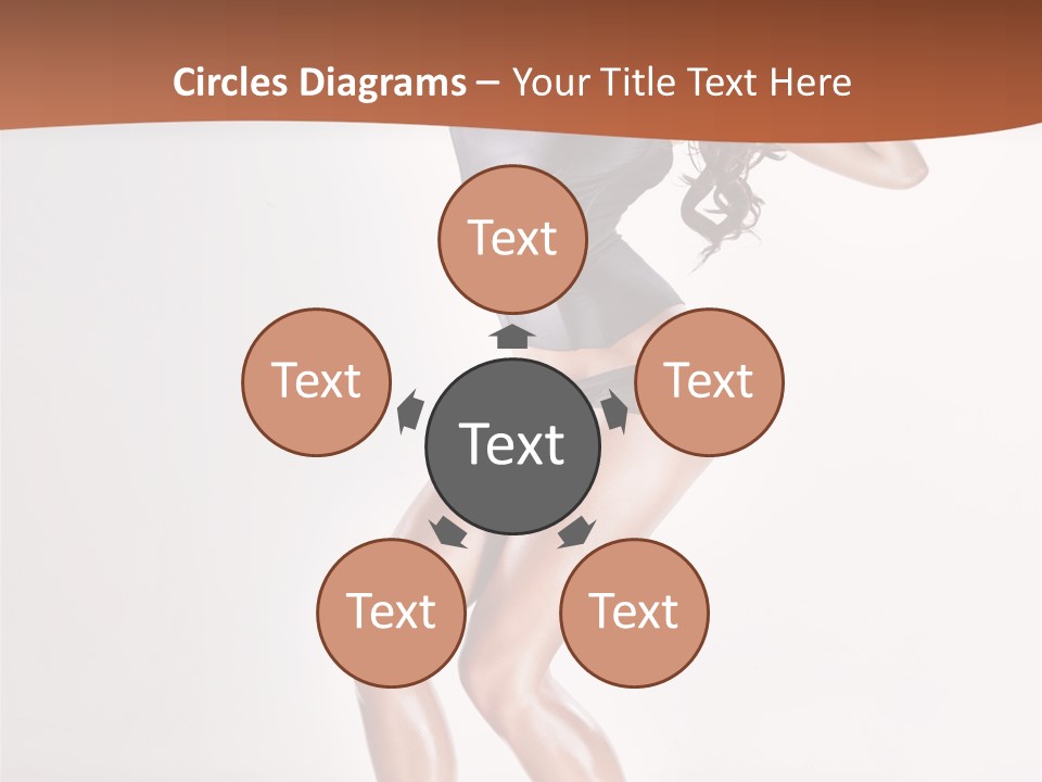 Dancer Elegance Fine Art Portrait PowerPoint Template