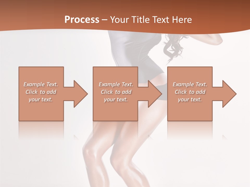 Dancer Elegance Fine Art Portrait PowerPoint Template