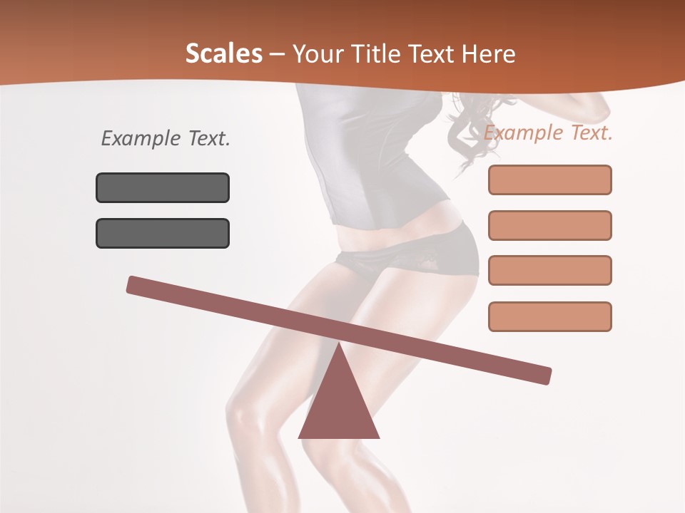 Dancer Elegance Fine Art Portrait PowerPoint Template