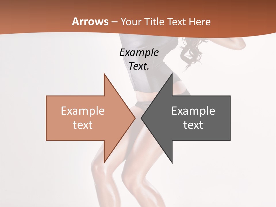 Dancer Elegance Fine Art Portrait PowerPoint Template