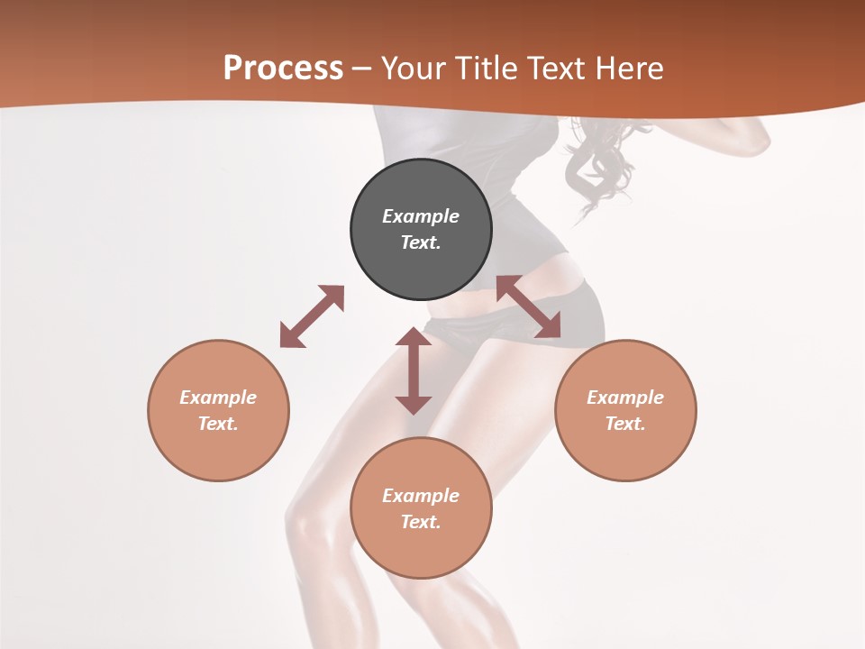 Dancer Elegance Fine Art Portrait PowerPoint Template