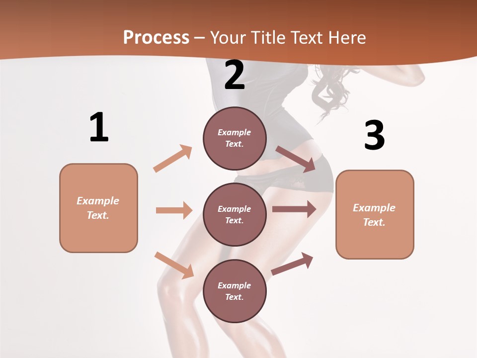 Dancer Elegance Fine Art Portrait PowerPoint Template