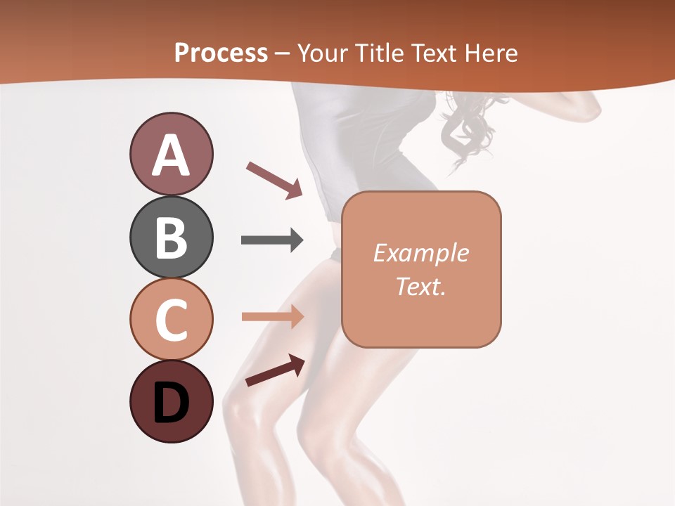 Dancer Elegance Fine Art Portrait PowerPoint Template