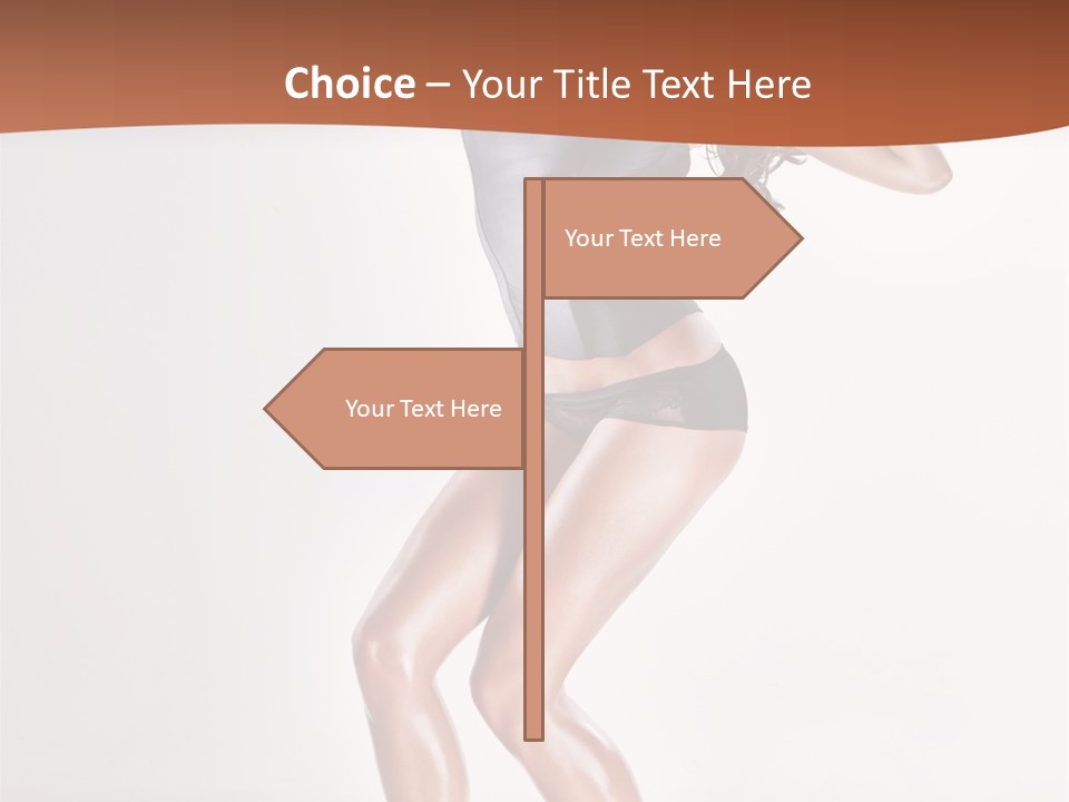 Dancer Elegance Fine Art Portrait PowerPoint Template