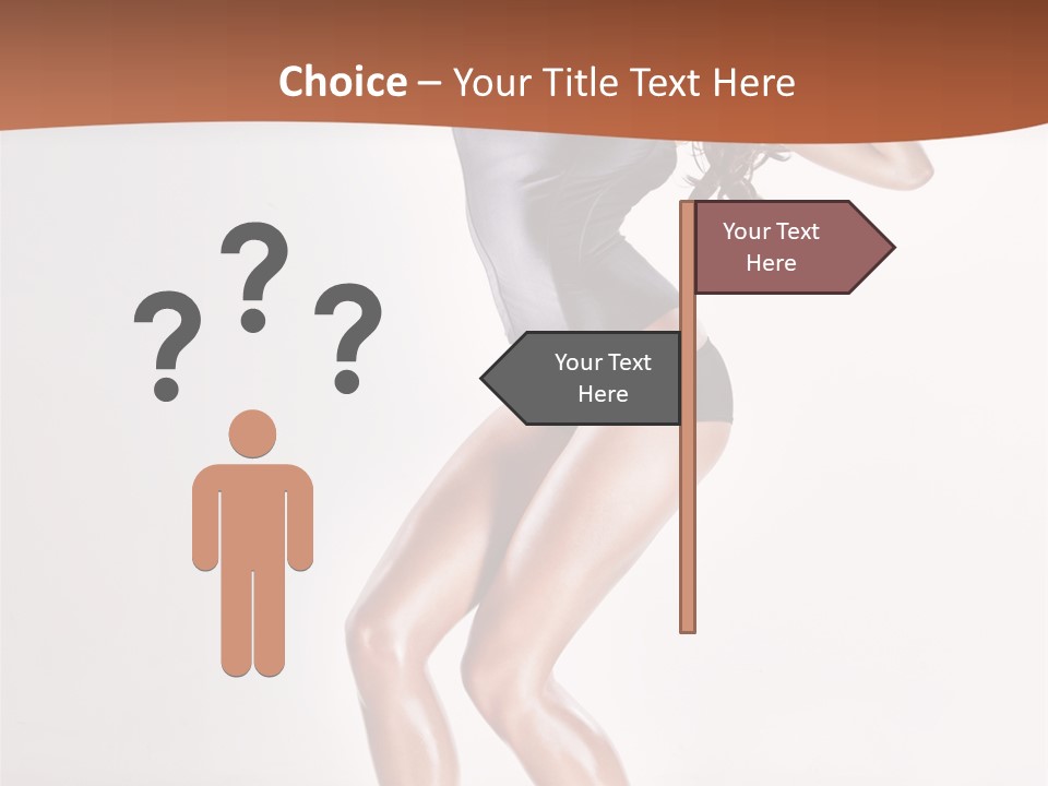 Dancer Elegance Fine Art Portrait PowerPoint Template