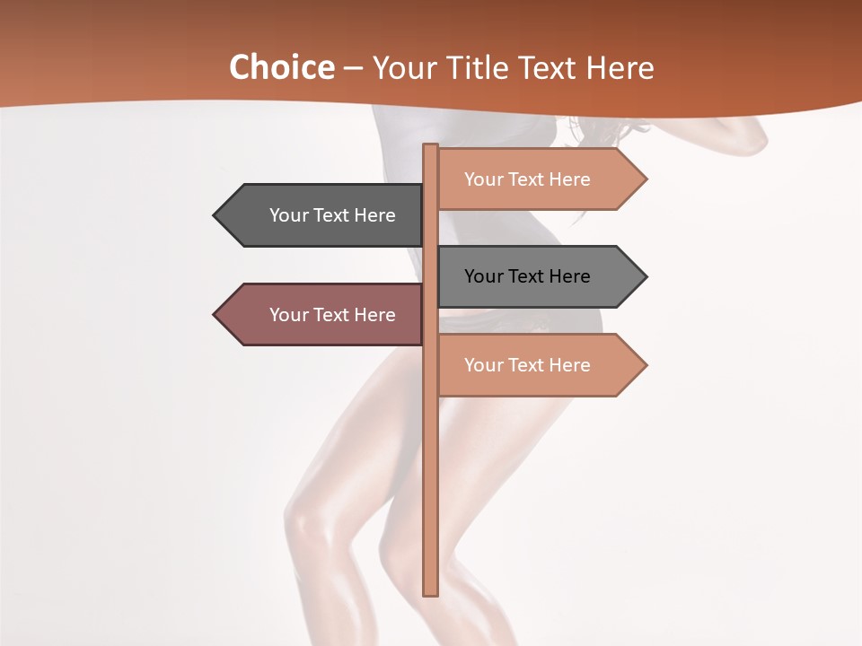 Dancer Elegance Fine Art Portrait PowerPoint Template