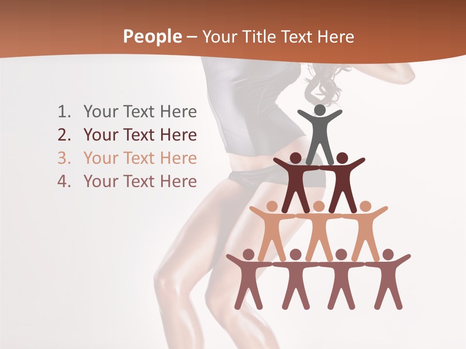 Dancer Elegance Fine Art Portrait PowerPoint Template