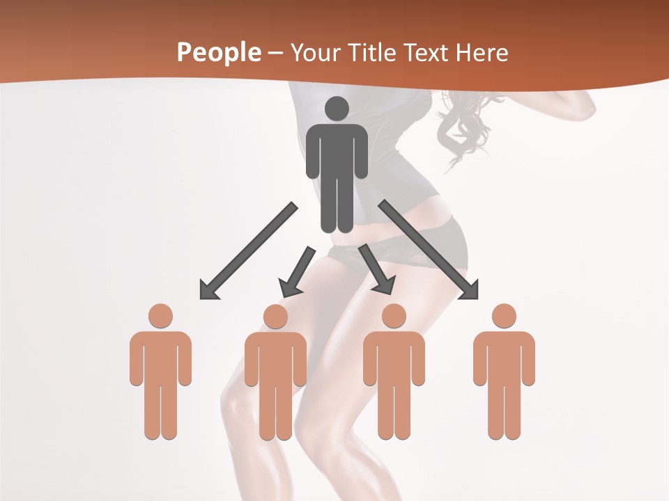 Dancer Elegance Fine Art Portrait PowerPoint Template