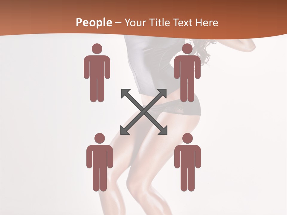 Dancer Elegance Fine Art Portrait PowerPoint Template