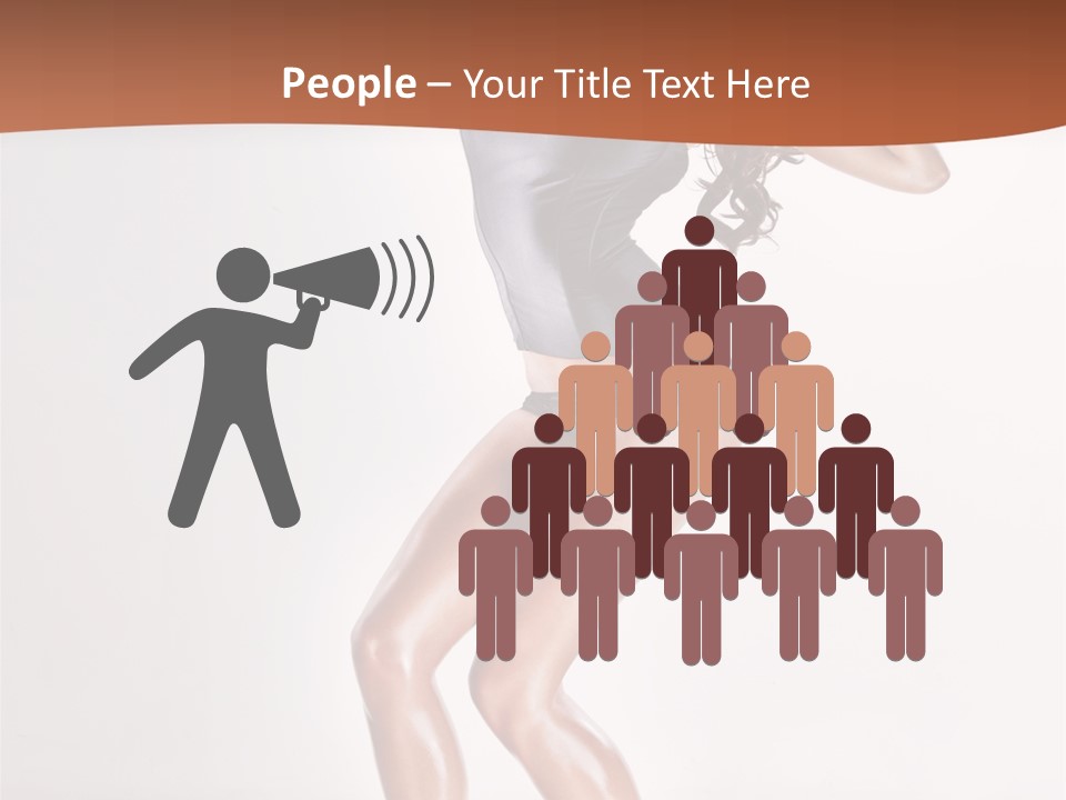 Dancer Elegance Fine Art Portrait PowerPoint Template