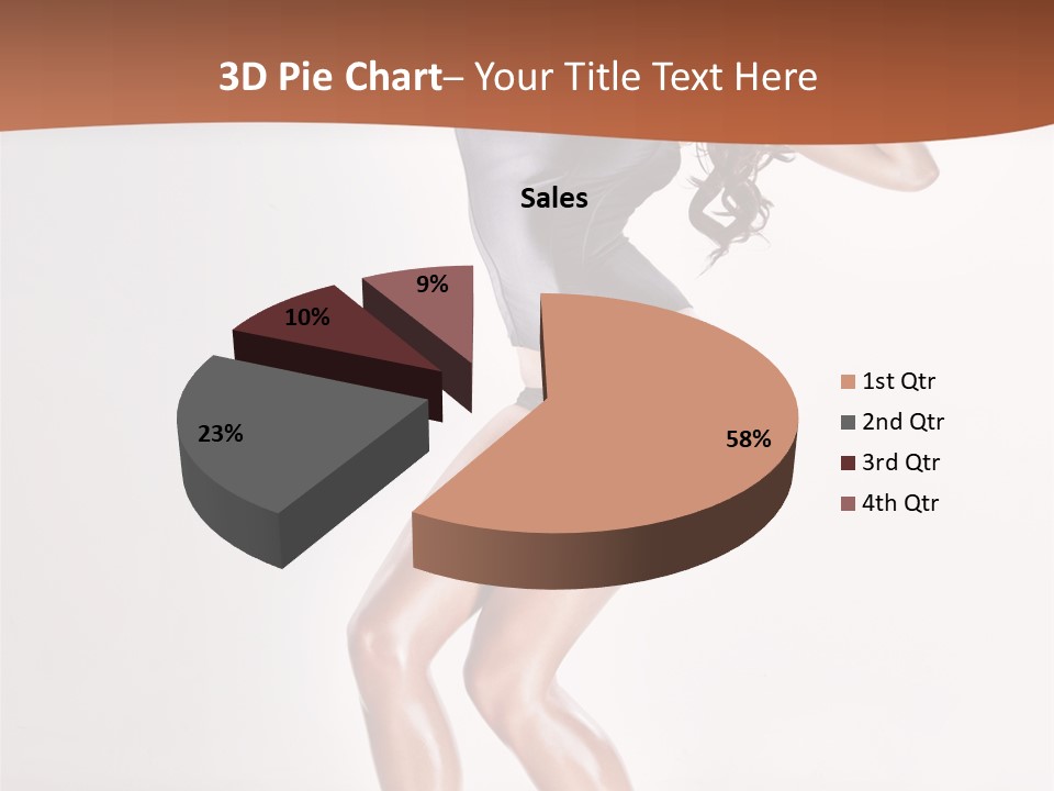 Dancer Elegance Fine Art Portrait PowerPoint Template