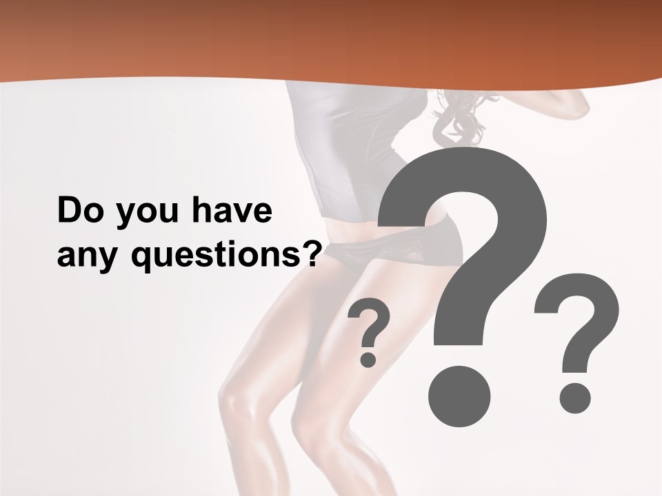 Dancer Elegance Fine Art Portrait PowerPoint Template