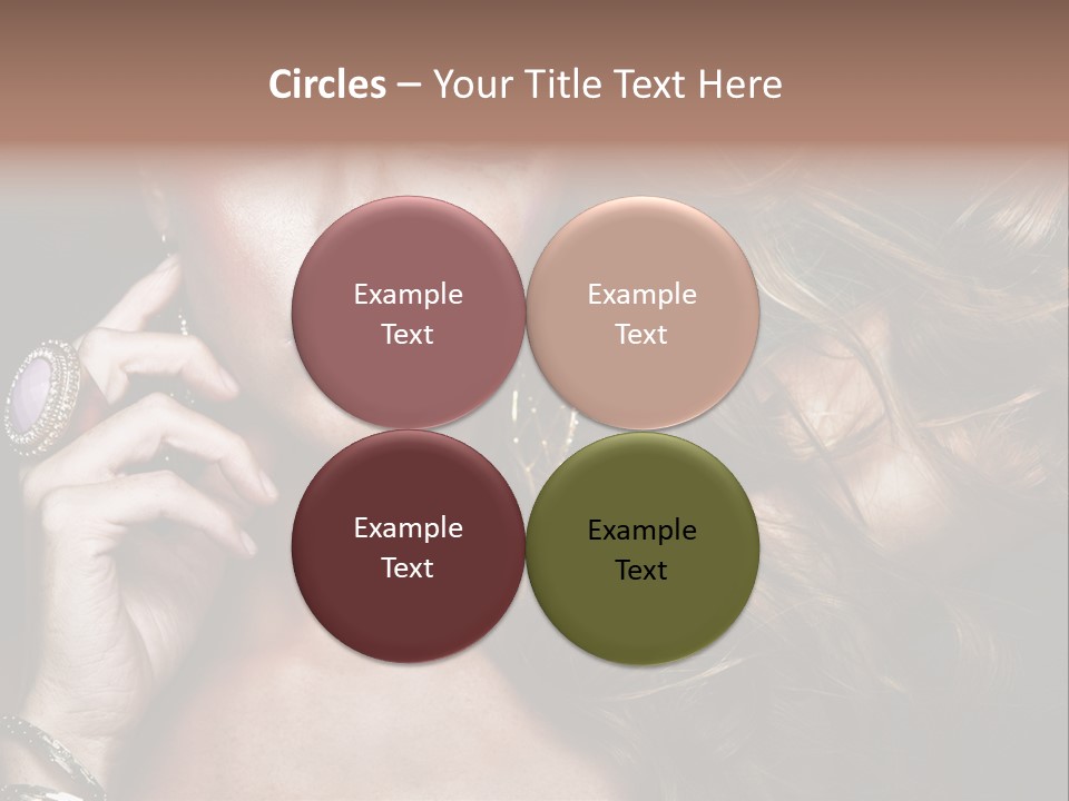 Healthy Shine Red PowerPoint Template