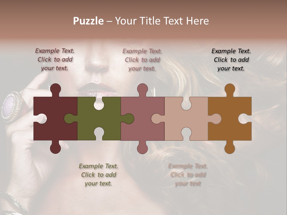 Healthy Shine Red PowerPoint Template