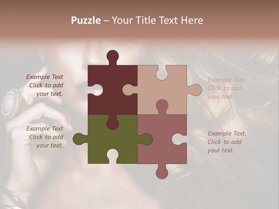 Healthy Shine Red PowerPoint Template