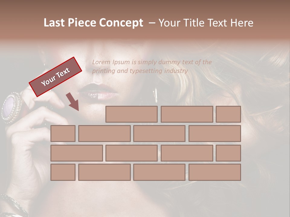 Healthy Shine Red PowerPoint Template