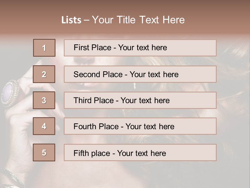 Healthy Shine Red PowerPoint Template