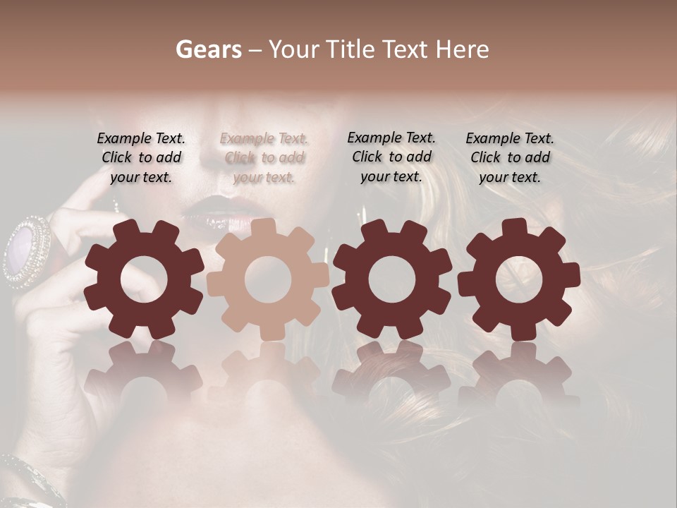 Healthy Shine Red PowerPoint Template