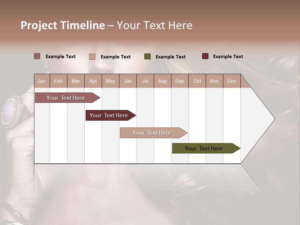 Healthy Shine Red PowerPoint Template