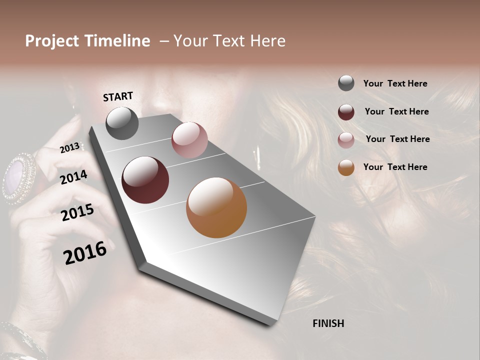 Healthy Shine Red PowerPoint Template
