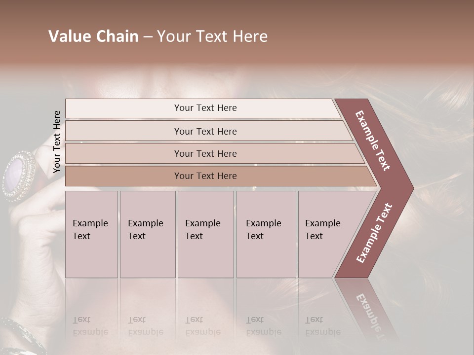 Healthy Shine Red PowerPoint Template