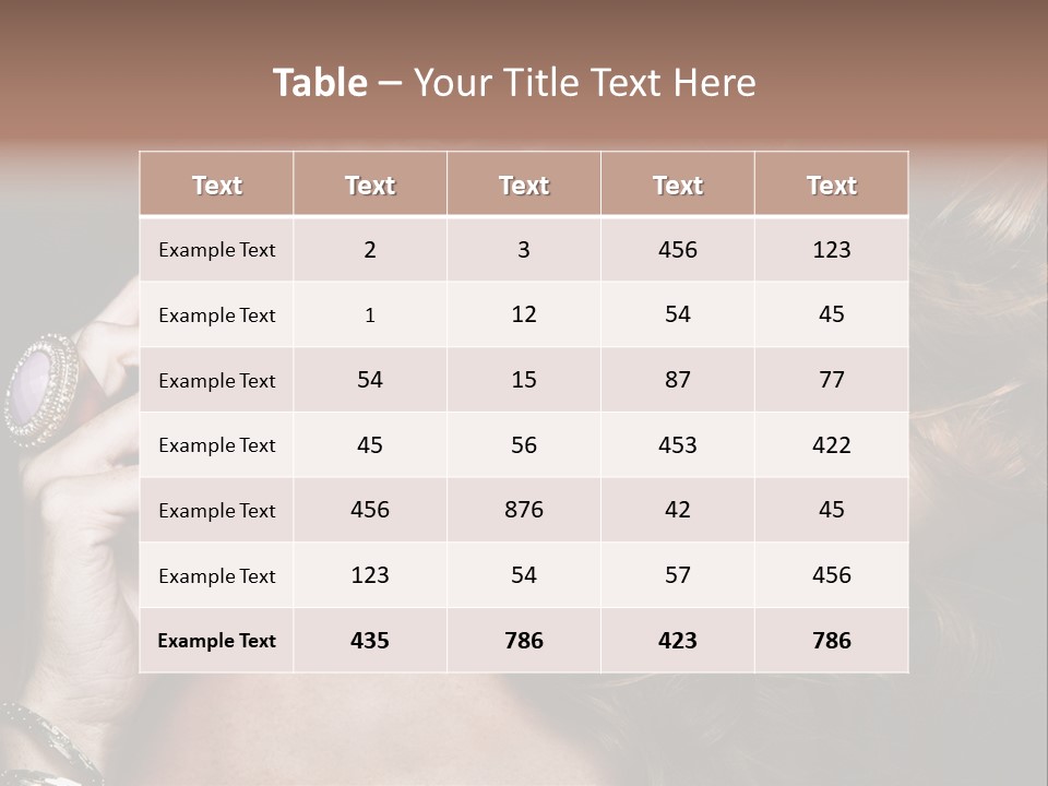 Healthy Shine Red PowerPoint Template