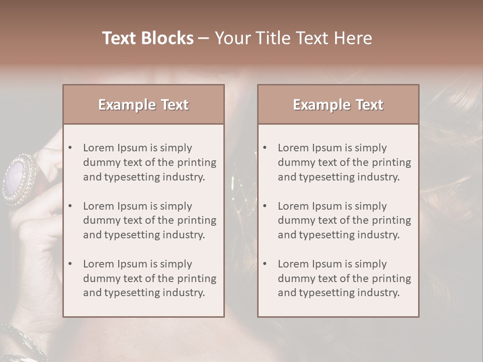 Healthy Shine Red PowerPoint Template