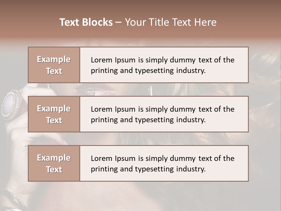 Healthy Shine Red PowerPoint Template