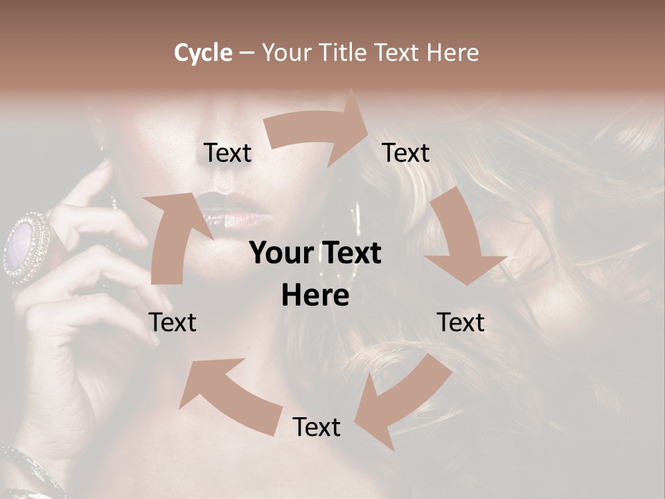 Healthy Shine Red PowerPoint Template
