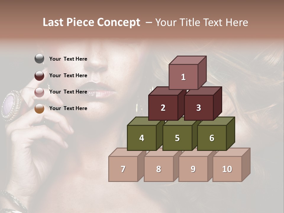 Healthy Shine Red PowerPoint Template