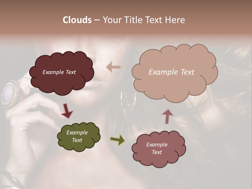 Healthy Shine Red PowerPoint Template