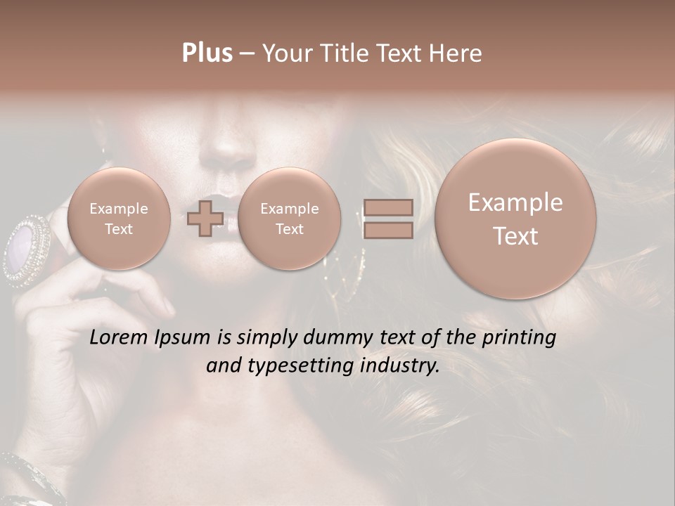 Healthy Shine Red PowerPoint Template