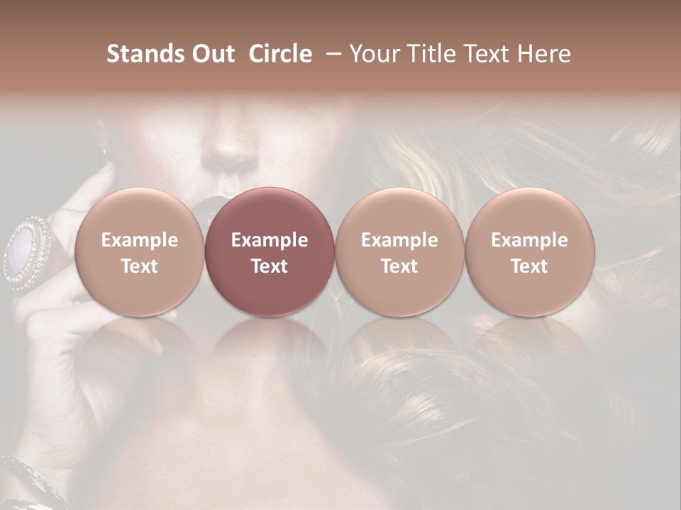 Healthy Shine Red PowerPoint Template