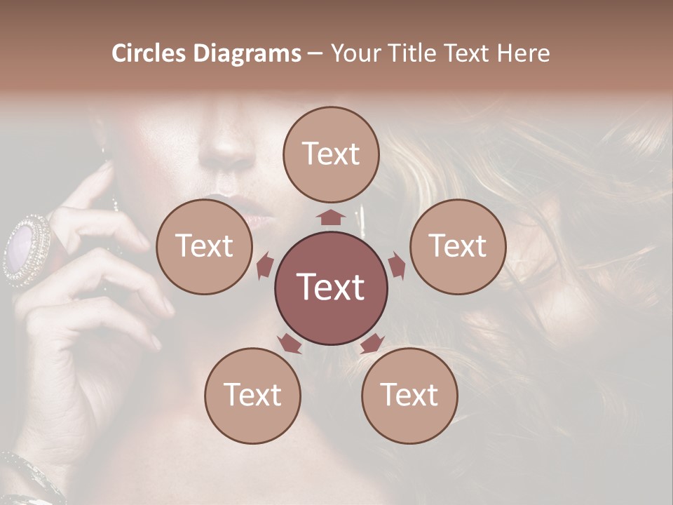 Healthy Shine Red PowerPoint Template