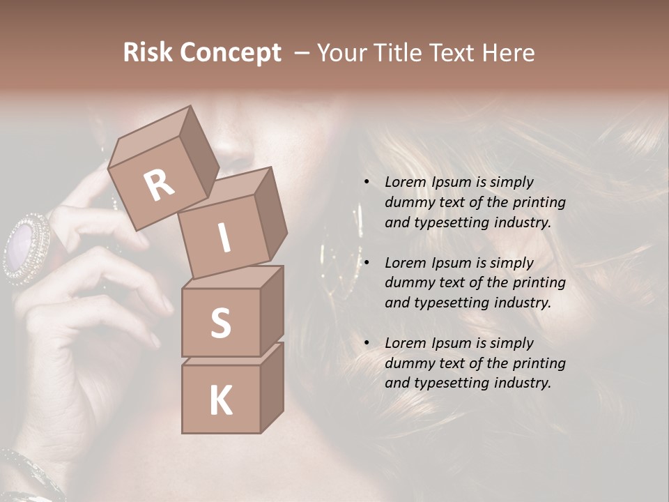 Healthy Shine Red PowerPoint Template