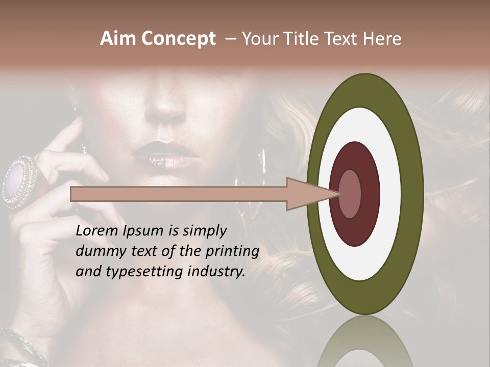 Healthy Shine Red PowerPoint Template